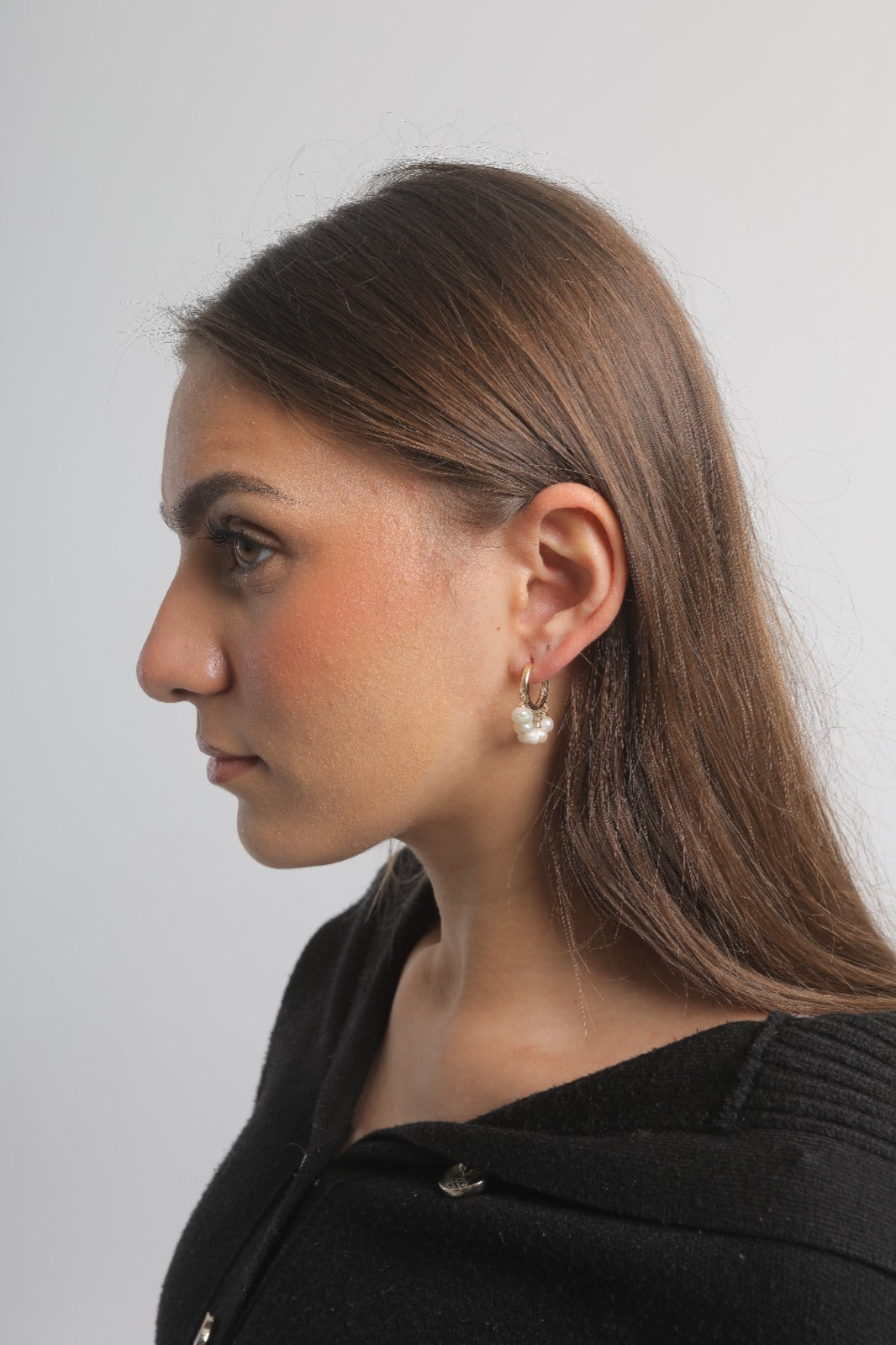 indie pearl earring