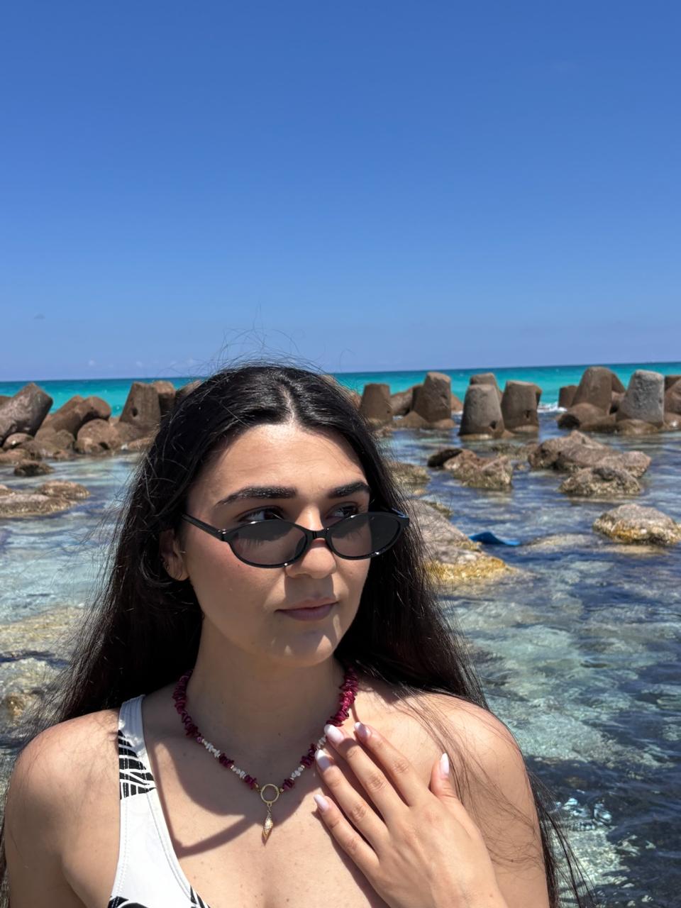 seashell pearl necklace