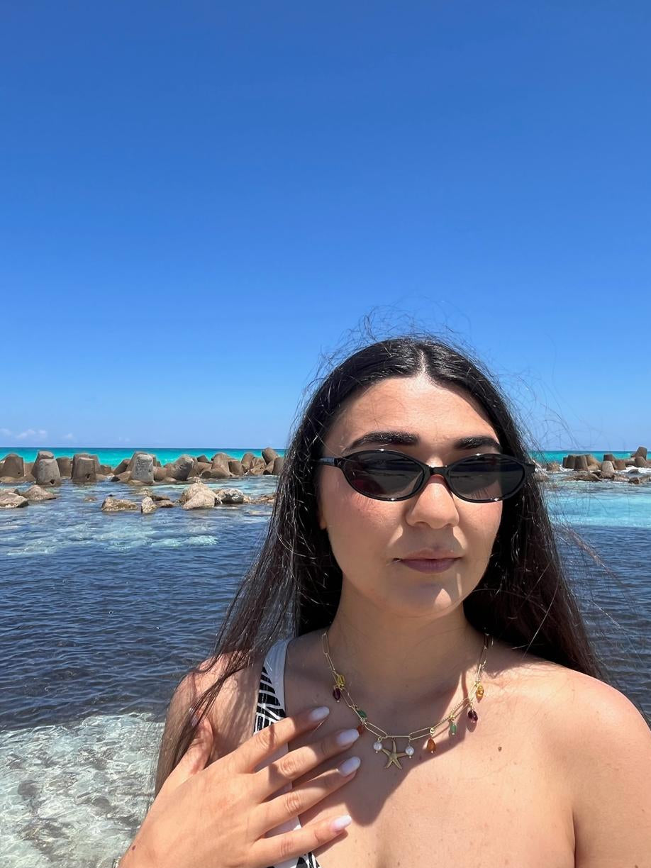 starfish on the coral reef necklace