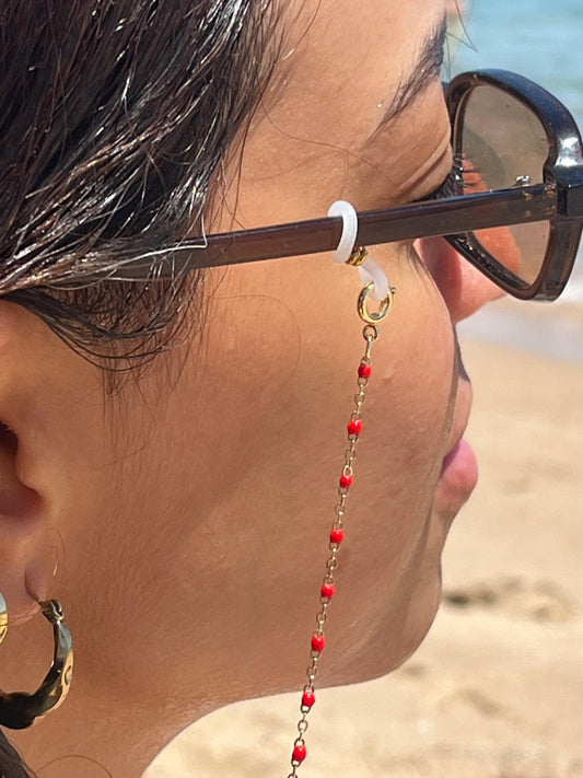 cherries sun-/ eyeglass chain