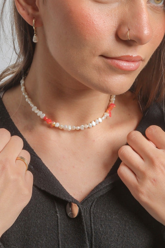 sunrise pearl necklace